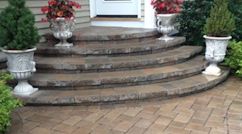 Stone & Paver Steps